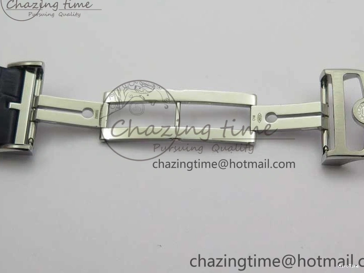 MIROTIME 0411 Packable Portuguese IW358304 ZF 1:1 Best Edition SS White Dial Blue Markers on Leather Strap A 7079